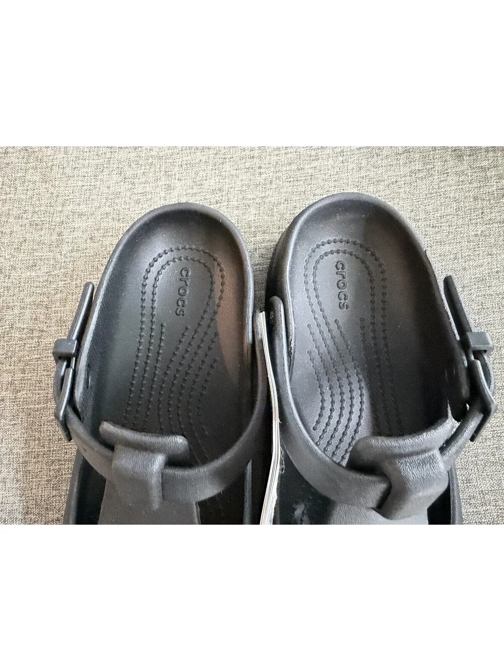 Crocs Classic Mary Jane Clog Womens Size 8 Adjustable Strap Comfort Black New